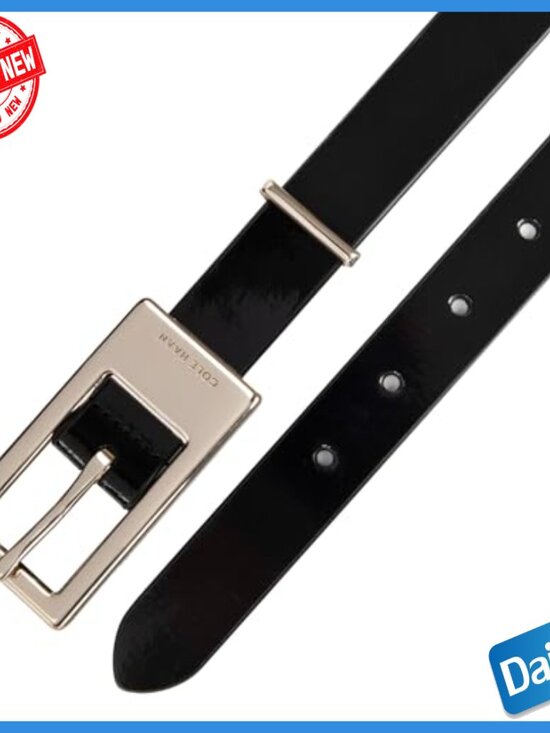 Slim 1-Inch Dress Belt with Elongated Buckle for Jeans and Trousers main image 4